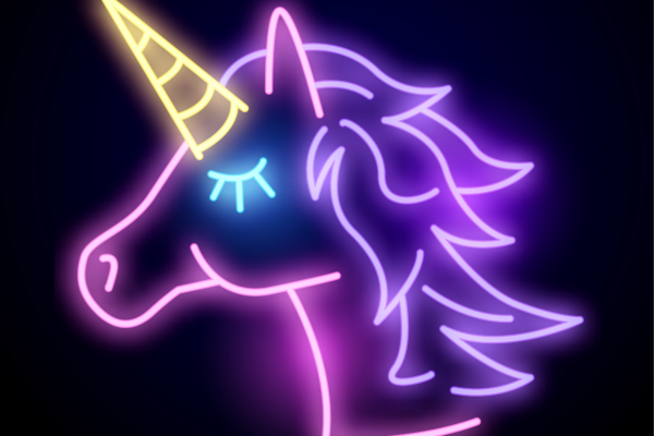 unicorn neon light